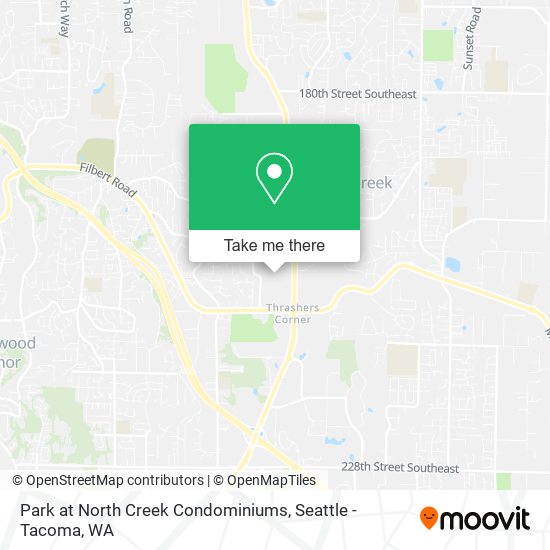 Park at North Creek Condominiums map