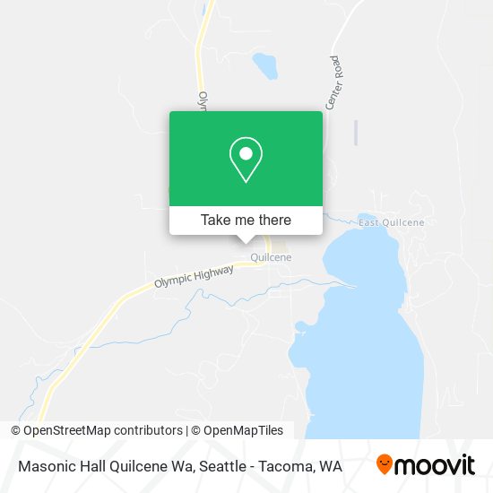 Mapa de Masonic Hall Quilcene Wa