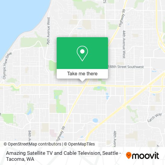 Mapa de Amazing Satellite TV and Cable Television
