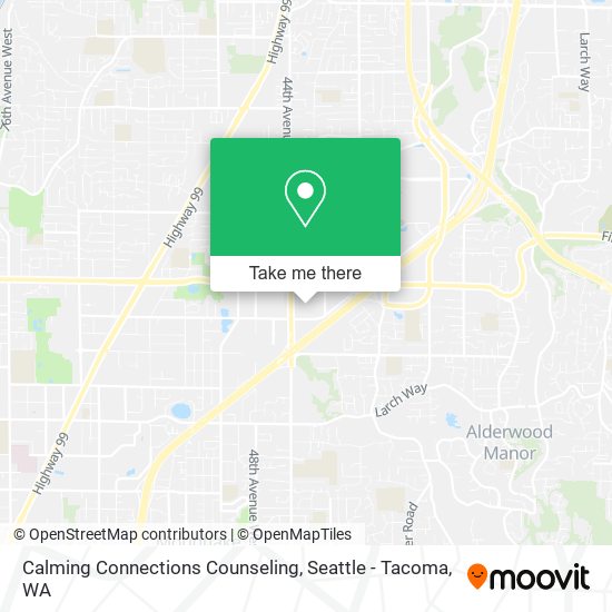 Calming Connections Counseling map