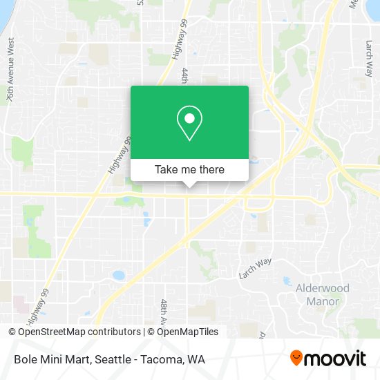 Mapa de Bole Mini Mart