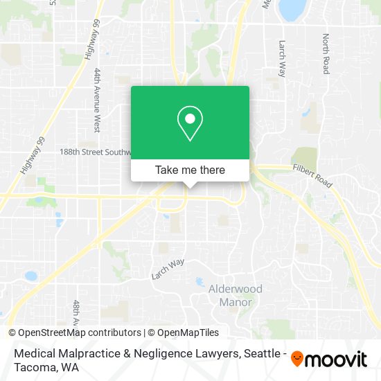 Medical Malpractice & Negligence Lawyers map