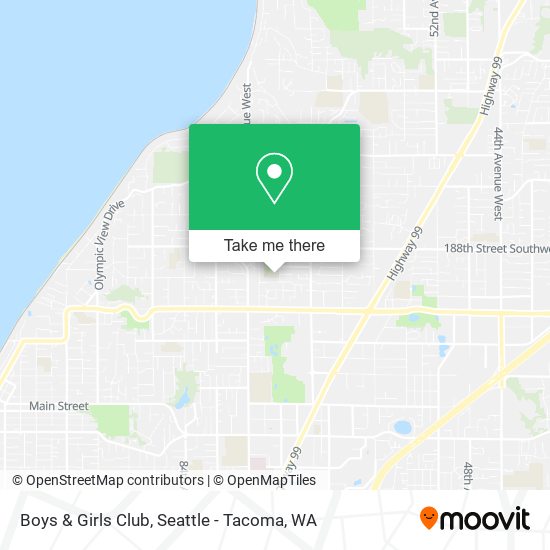 Boys & Girls Club map