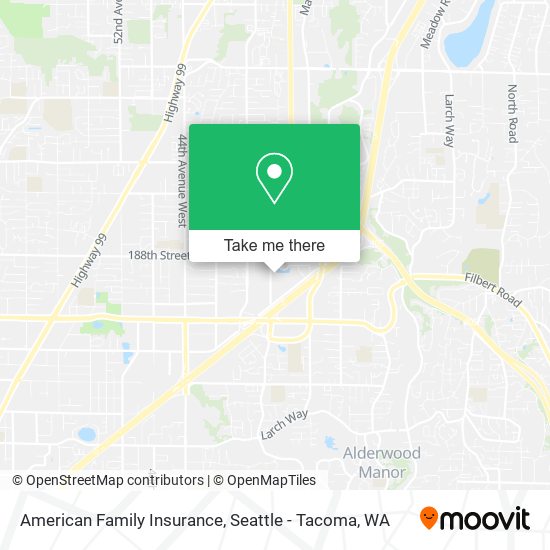 American Family Insurance map