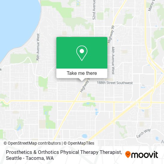 Mapa de Prosthetics & Orthotics Physical Therapy Therapist