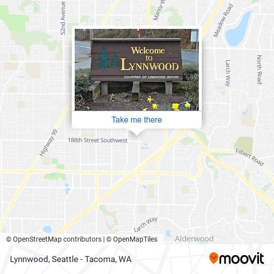 Lynnwood map