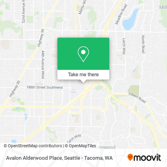 Avalon Alderwood Place map