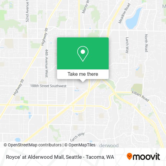 Royce' at Alderwood Mall map