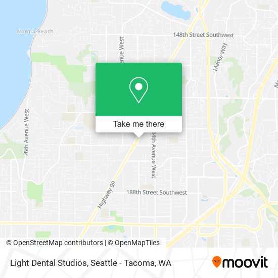 Light Dental Studios map