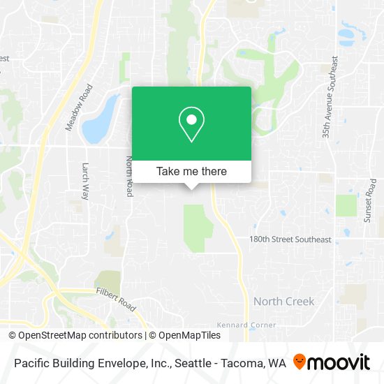 Mapa de Pacific Building Envelope, Inc.