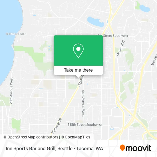 Mapa de Inn Sports Bar and Grill