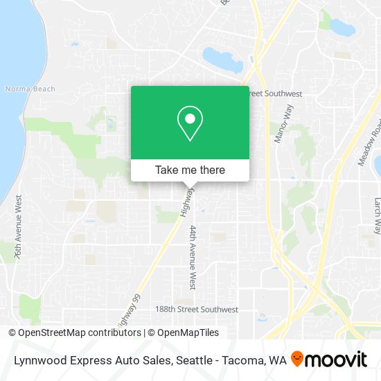 Lynnwood Express Auto Sales map