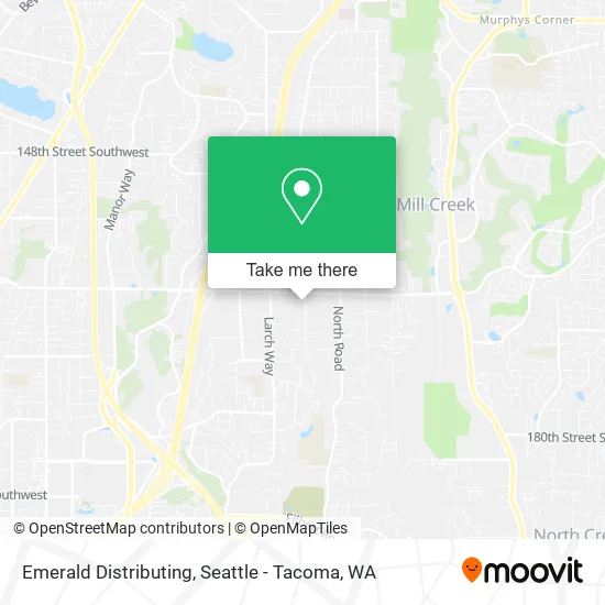 Mapa de Emerald Distributing