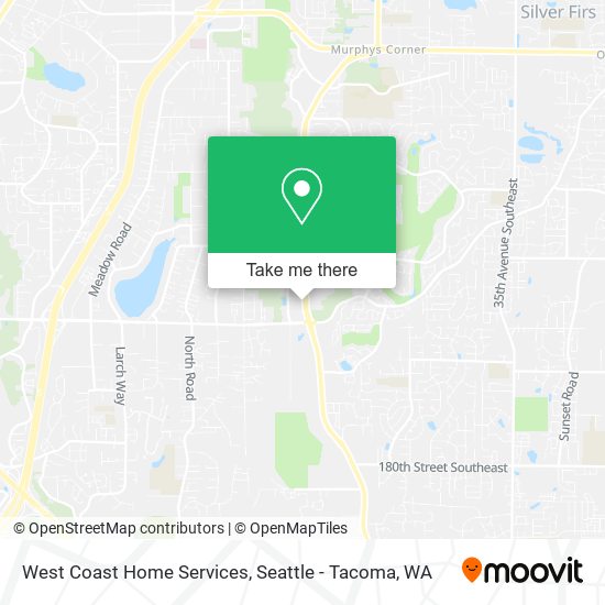 West Coast Home Services map