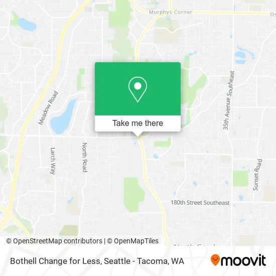 Mapa de Bothell Change for Less