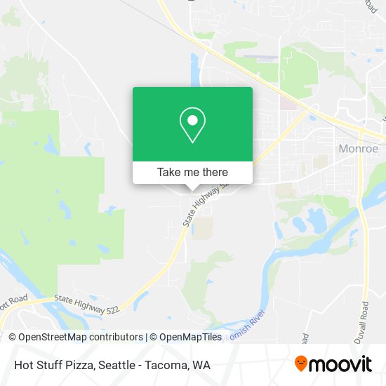 Hot Stuff Pizza map