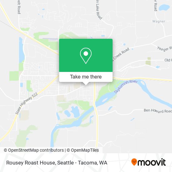 Rousey Roast House map