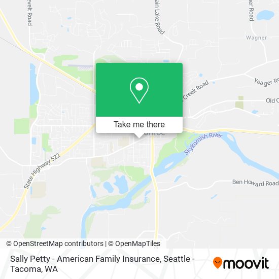 Mapa de Sally Petty - American Family Insurance