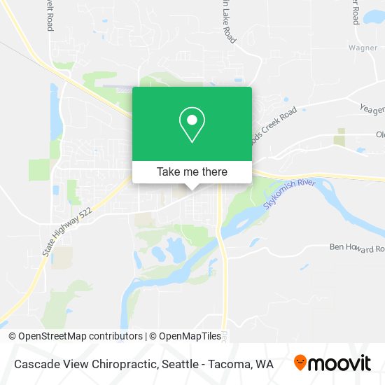 Mapa de Cascade View Chiropractic