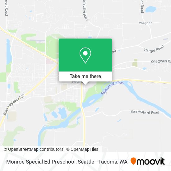 Mapa de Monroe Special Ed Preschool