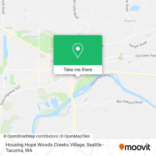 Mapa de Housing Hope Woods Creeks Village