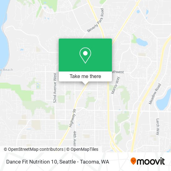 Dance Fit Nutrition 10 map