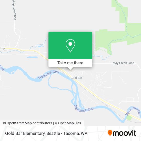 Gold Bar Elementary map