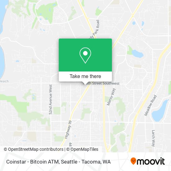 Mapa de Coinstar - Bitcoin ATM