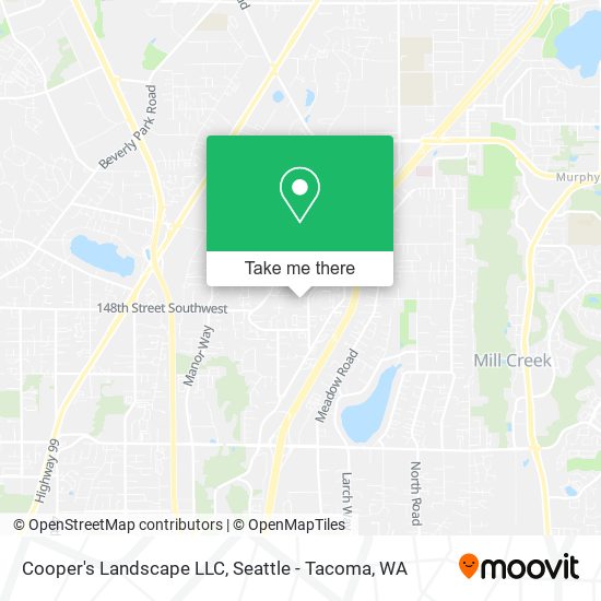 Cooper's Landscape LLC map