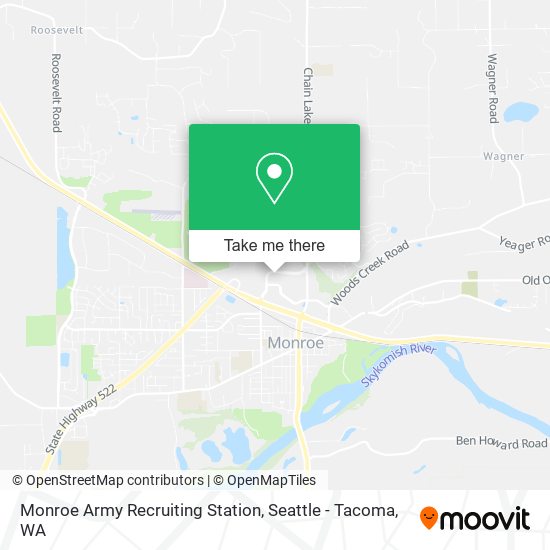 Mapa de Monroe Army Recruiting Station