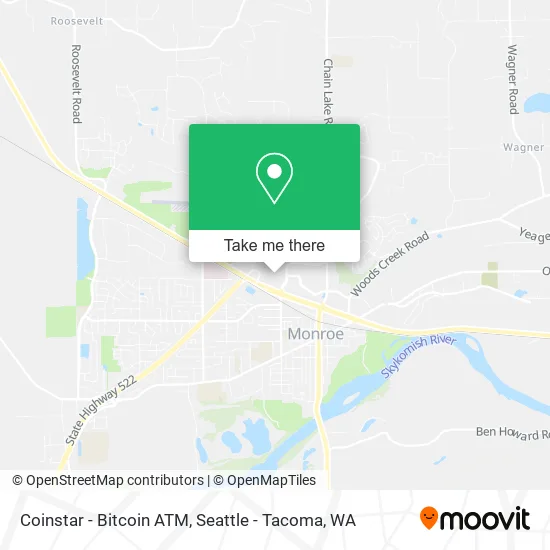 Coinstar - Bitcoin ATM map