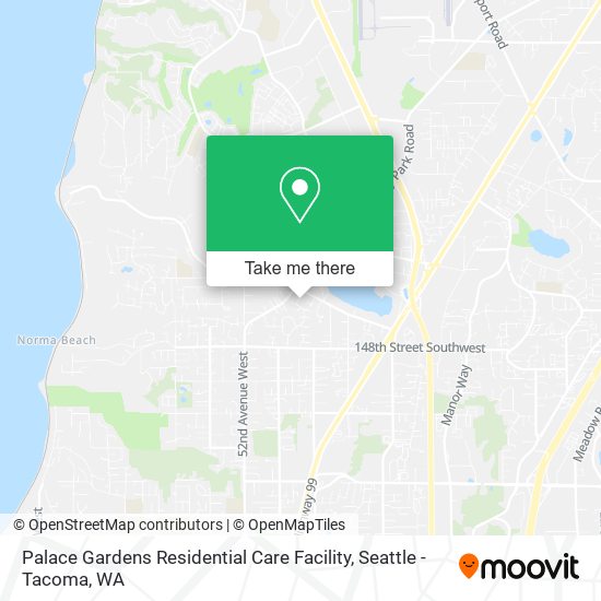 Palace Gardens Residential Care Facility map