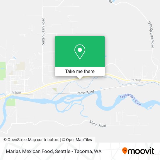 Marias Mexican Food map