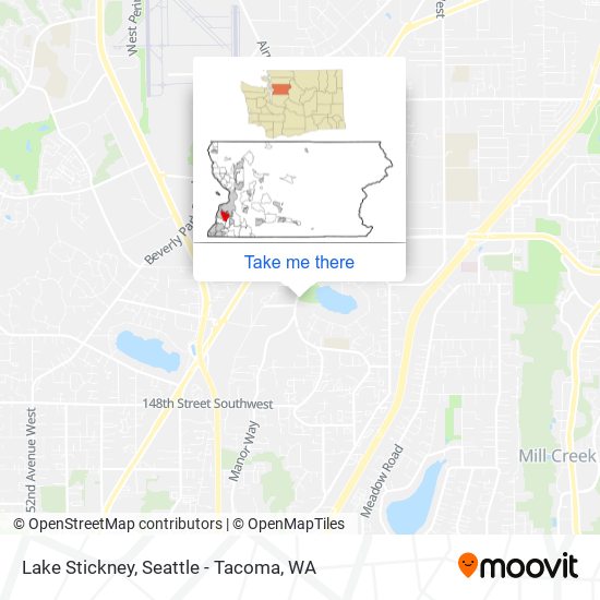 Lake Stickney map