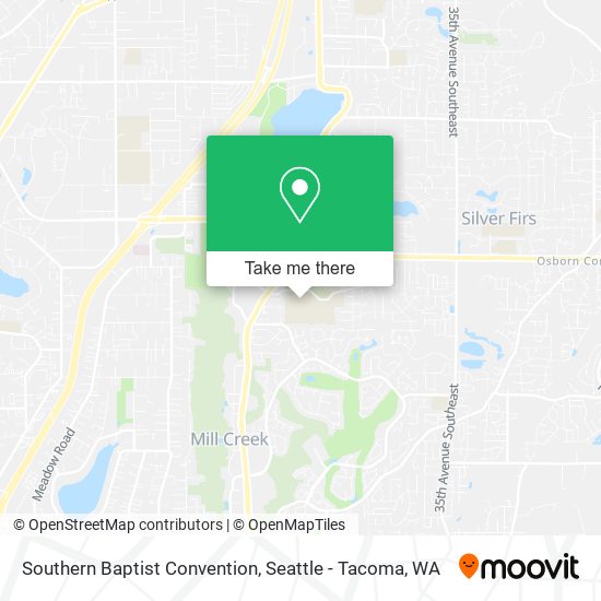Southern Baptist Convention map