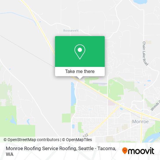 Monroe Roofing Service Roofing map