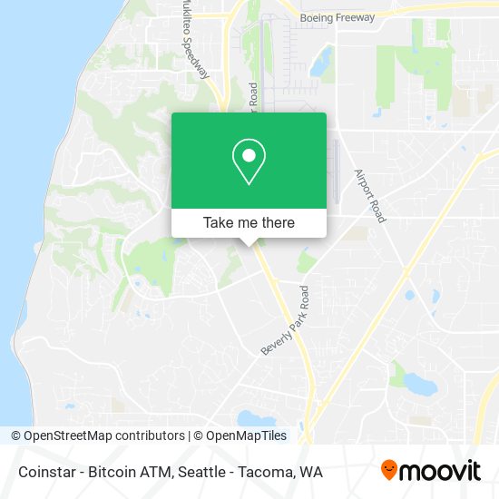 Mapa de Coinstar - Bitcoin ATM