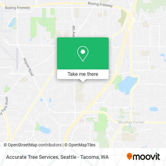 Accurate Tree Services map