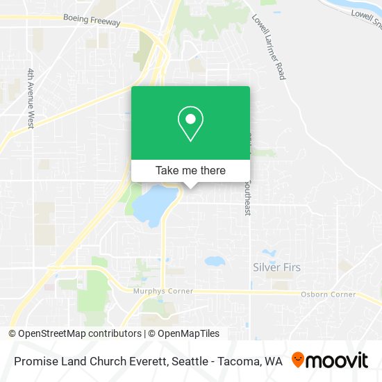 Promise Land Church Everett map