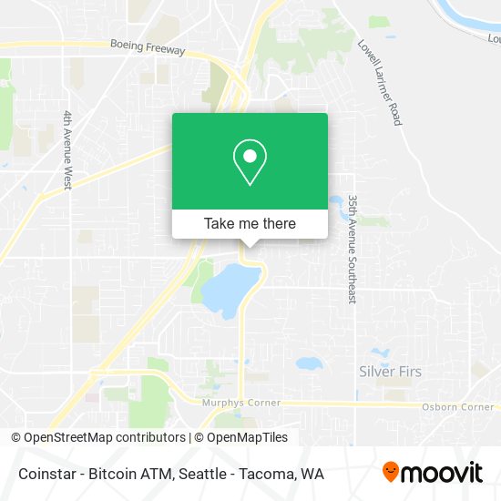 Mapa de Coinstar - Bitcoin ATM