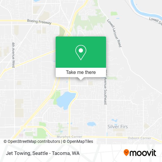 Jet Towing map