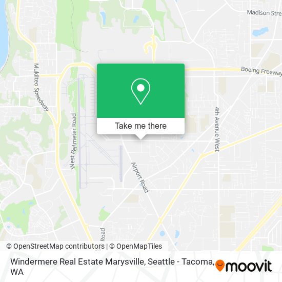 Windermere Real Estate Marysville map