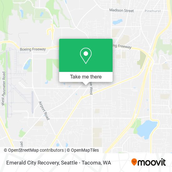 Emerald City Recovery map