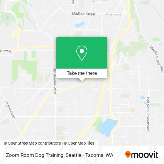 Mapa de Zoom Room Dog Training