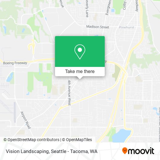 Vision Landscaping map