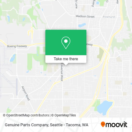 Mapa de Genuine Parts Company