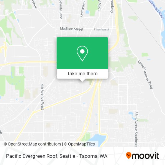 Pacific Evergreen Roof map