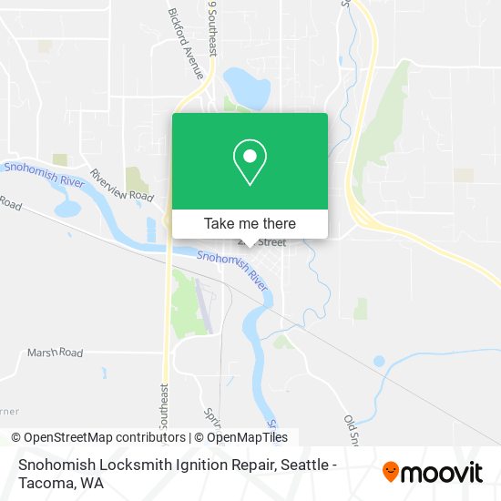 Snohomish Locksmith Ignition Repair map