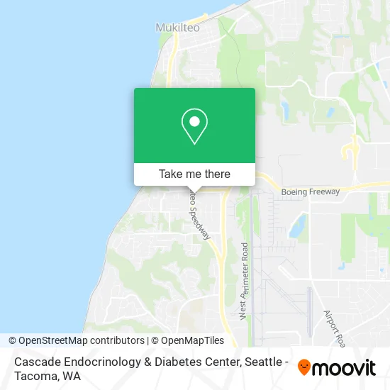 Cascade Endocrinology & Diabetes Center map