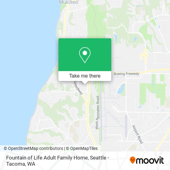 Fountain of Life Adult Family Home map